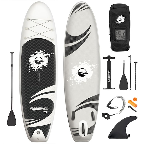 Serenelife Free Flow Paddleboard Sup - Stand Up Water Paddle-Board 10 ft Ft. SLSUPB06 - main